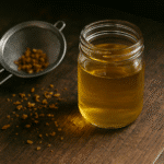 reuse avocado oil after deep frying in glass jar