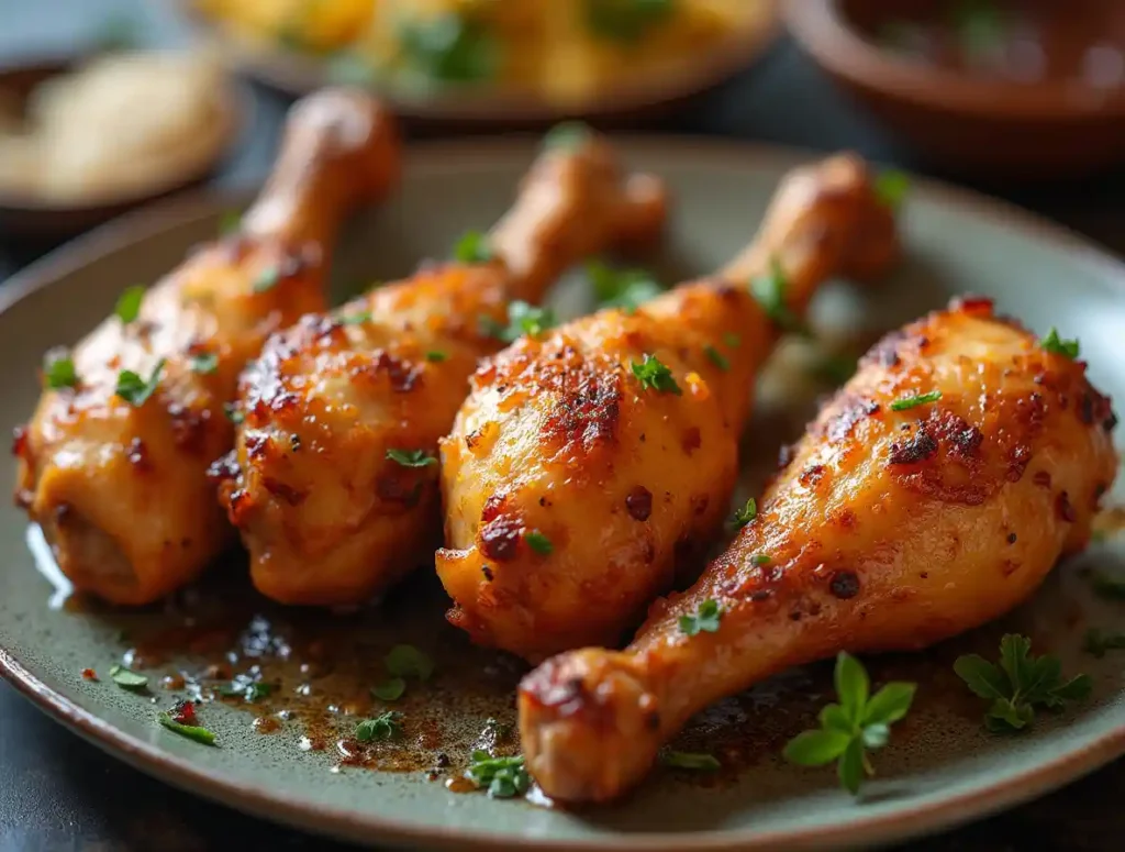 Chicken leg calories by cooking method