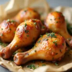 Chicken leg calories visual recipe overview