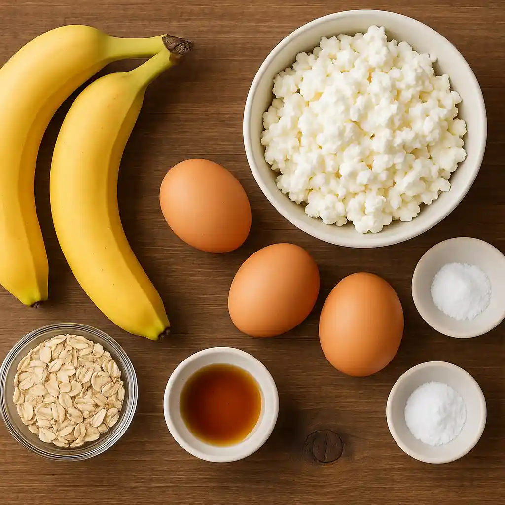 banana-cottage-cheese-pancake-ingredient