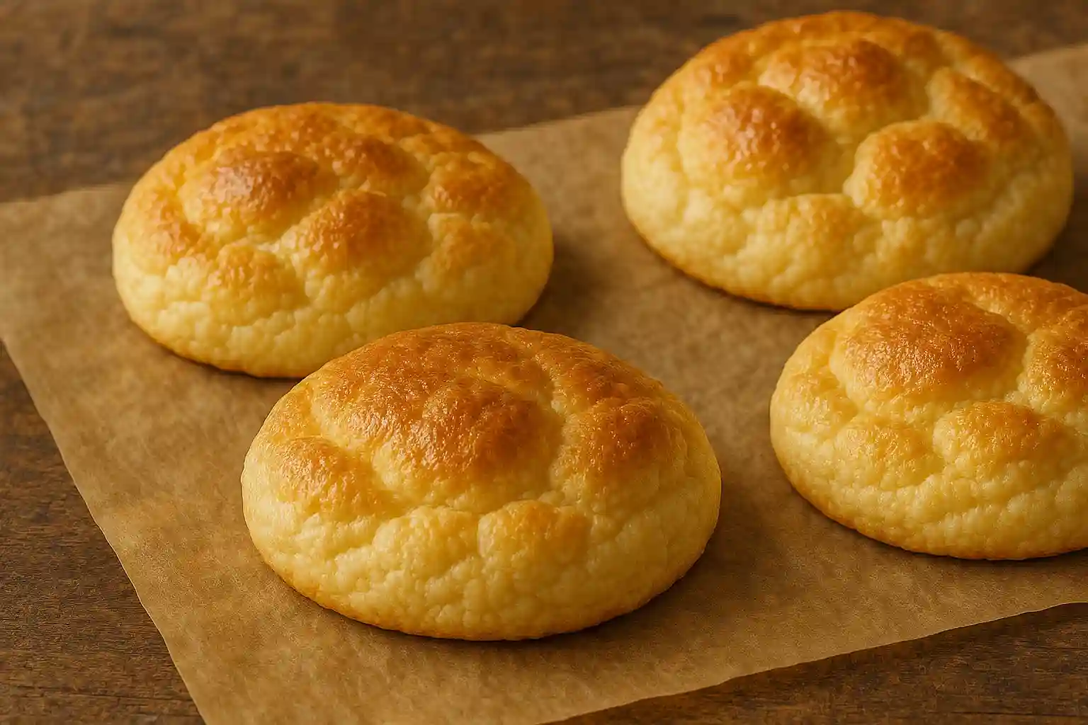 fluffy-cottage-cheese-cloud-bread-featured Fluffy cottage cheese cloud bread fresh out of the oven