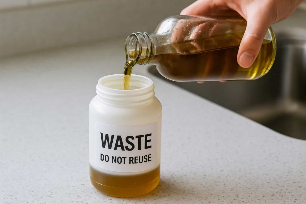 disposing avocado oil after deep frying