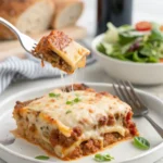 San Giorgio lasagna recipe card image