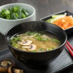 miso soup recipe card layout