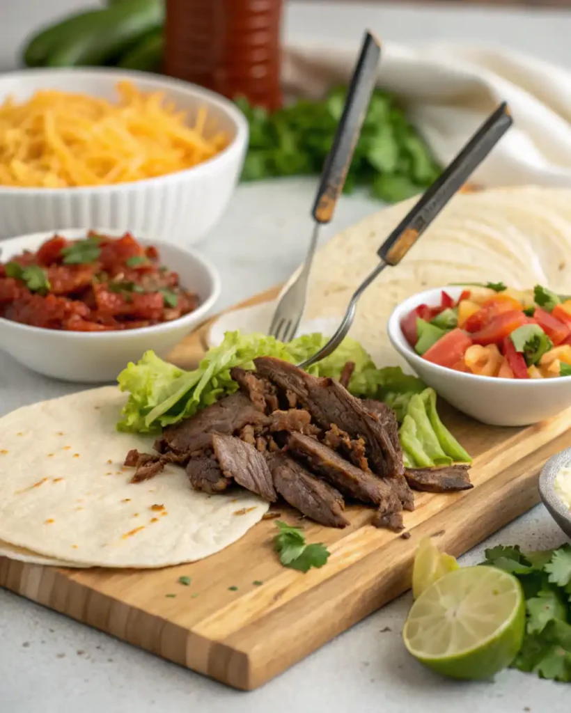 Shredded Carne Asada for Tacos