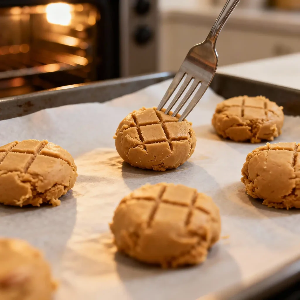 Soft Chewy Peanut Butter Cookie Texture
